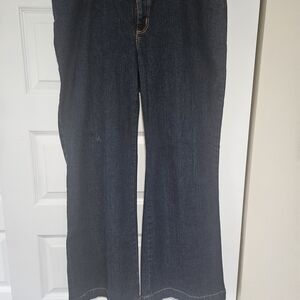 Blue Couture Dark Wash Flare Leg Denim Jeans 16WA 31" Inseam